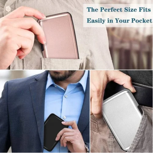ANTI-THEFT ALUMINUM WALLET CLIP