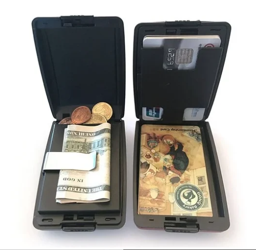 ANTI-THEFT ALUMINUM WALLET CLIP