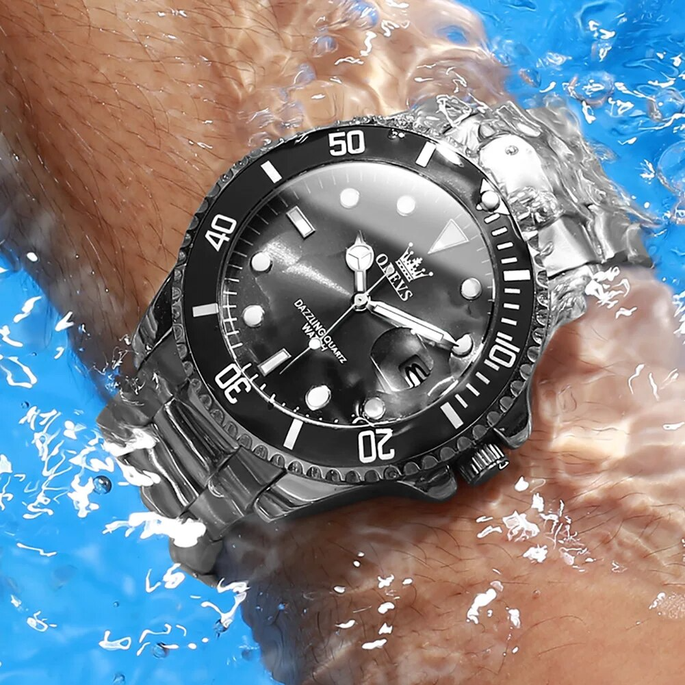 OLEVS Men's Sports Dive Watch
