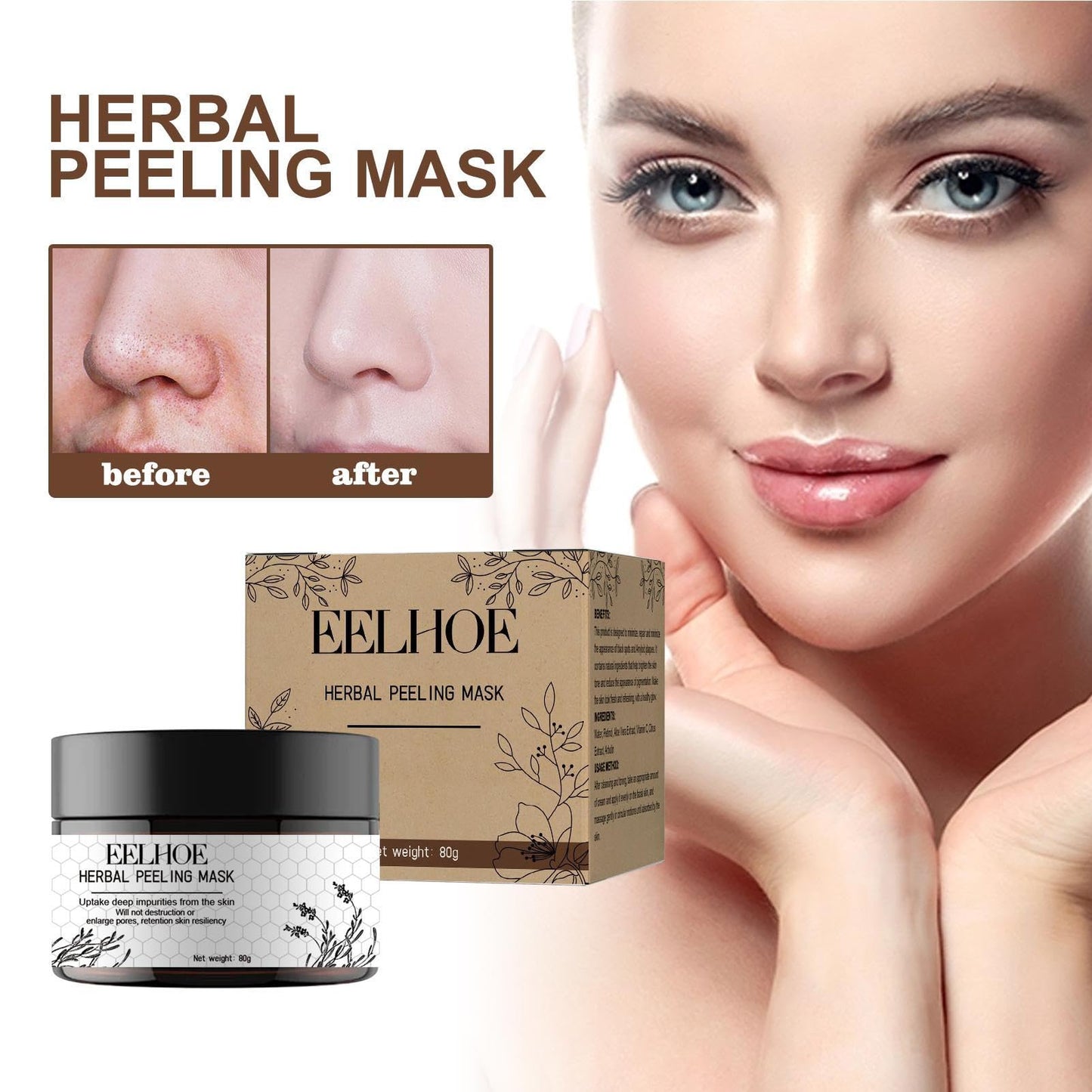Korean Pro-Herbal Refining Peel-Off Facial Mask