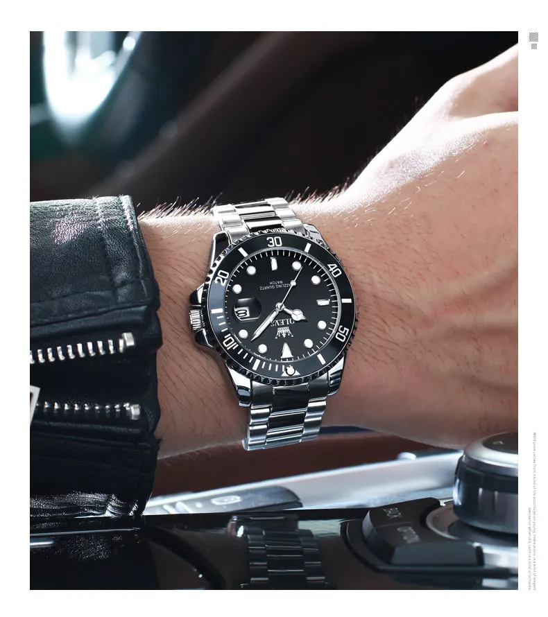 OLEVS Men's Sports Dive Watch