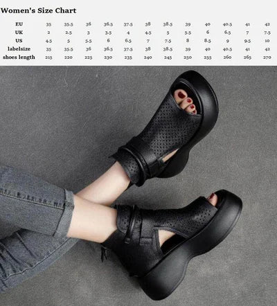 2024 Newest Women's Retro Soft PU Leather Sandalias