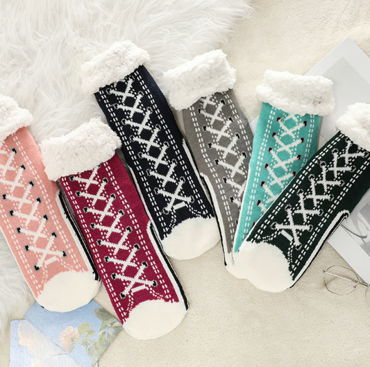 Ultra-Thick Cashmere Slipper Home Socks