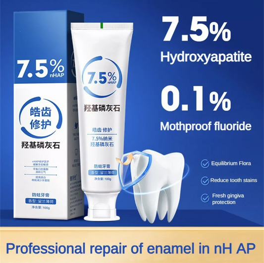 Fluoride-Free Hydroxyapatite Toothpaste