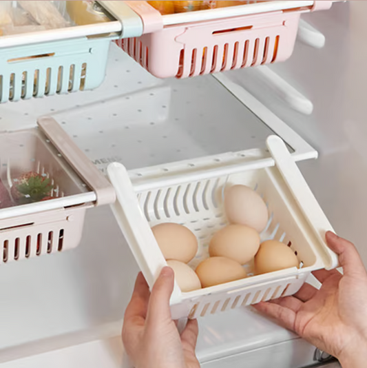 Refrigerator storage basket rack Set of 4 pieces