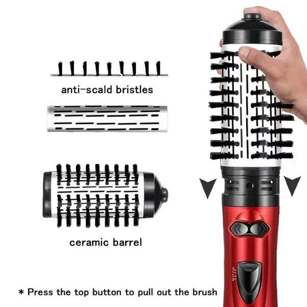 3-in-1 Hot Air Styler And Rotating Hair Dryer