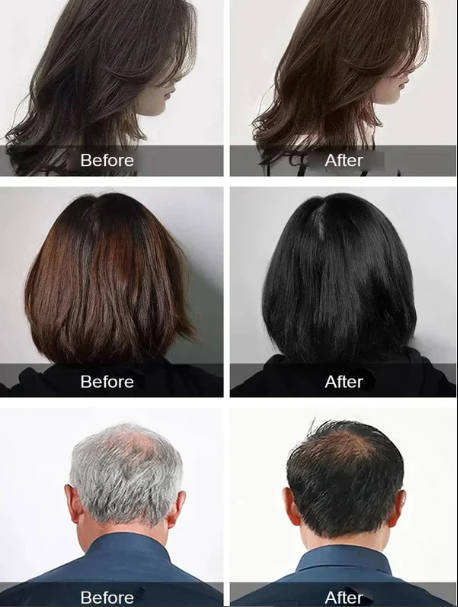 Pure Plant Extract For Grey Hair Color Bubble Dye