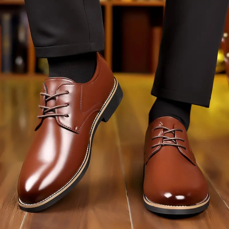 Men's  Solid Semi-formal Shoes