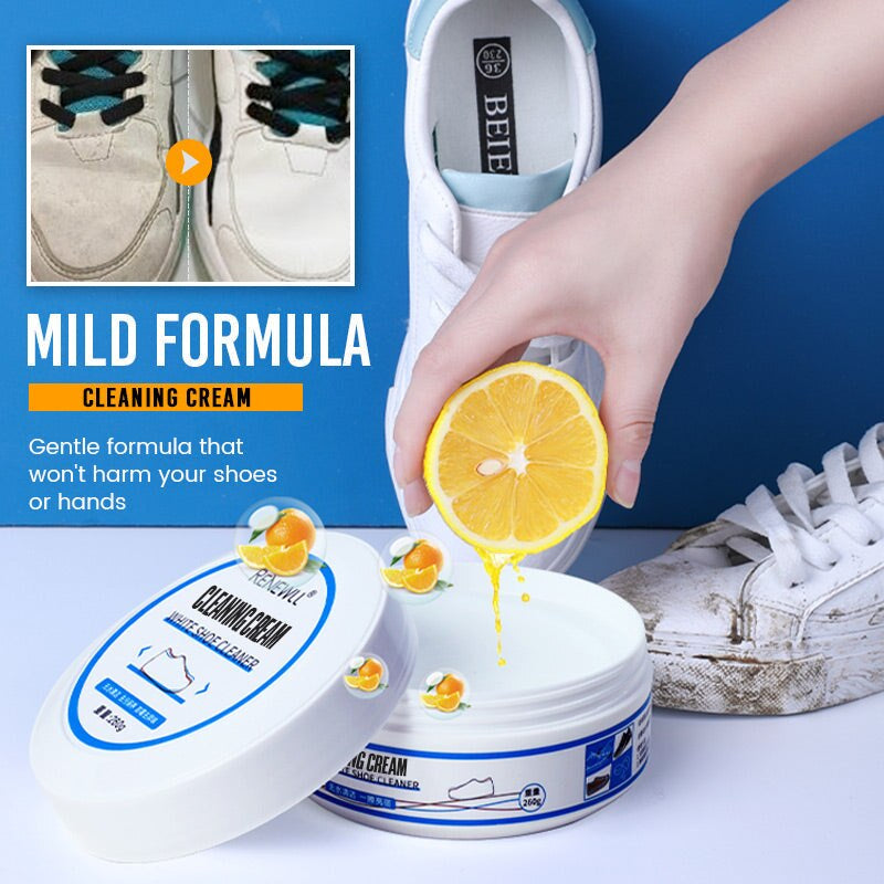 Shoe cleaning hot sale cream